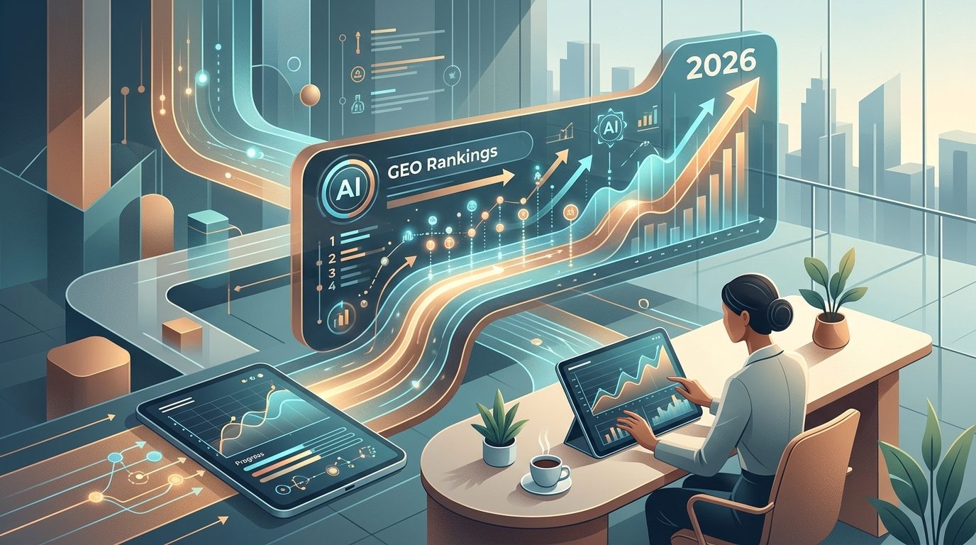 GEO Rankings: Track AI Recommendations Automatically in 2026 — cover illustration